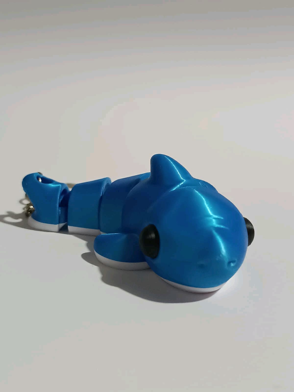 Гибкая акула + брелок — без поддержек