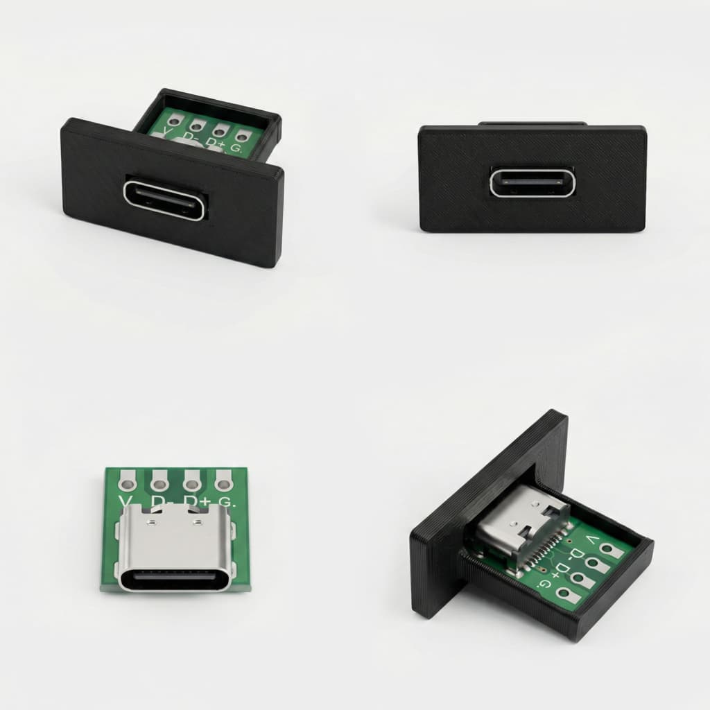 Крепление для платы USB Type-C