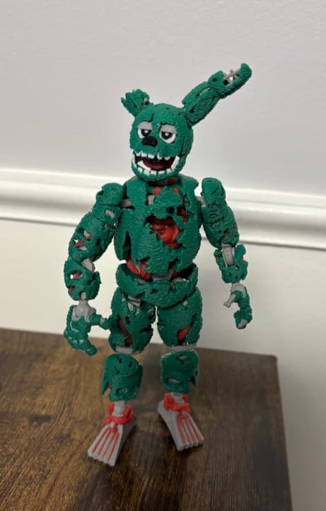 Спрингтрап (Dummy 13) из FNAF 3 — шарнирная фигурка
