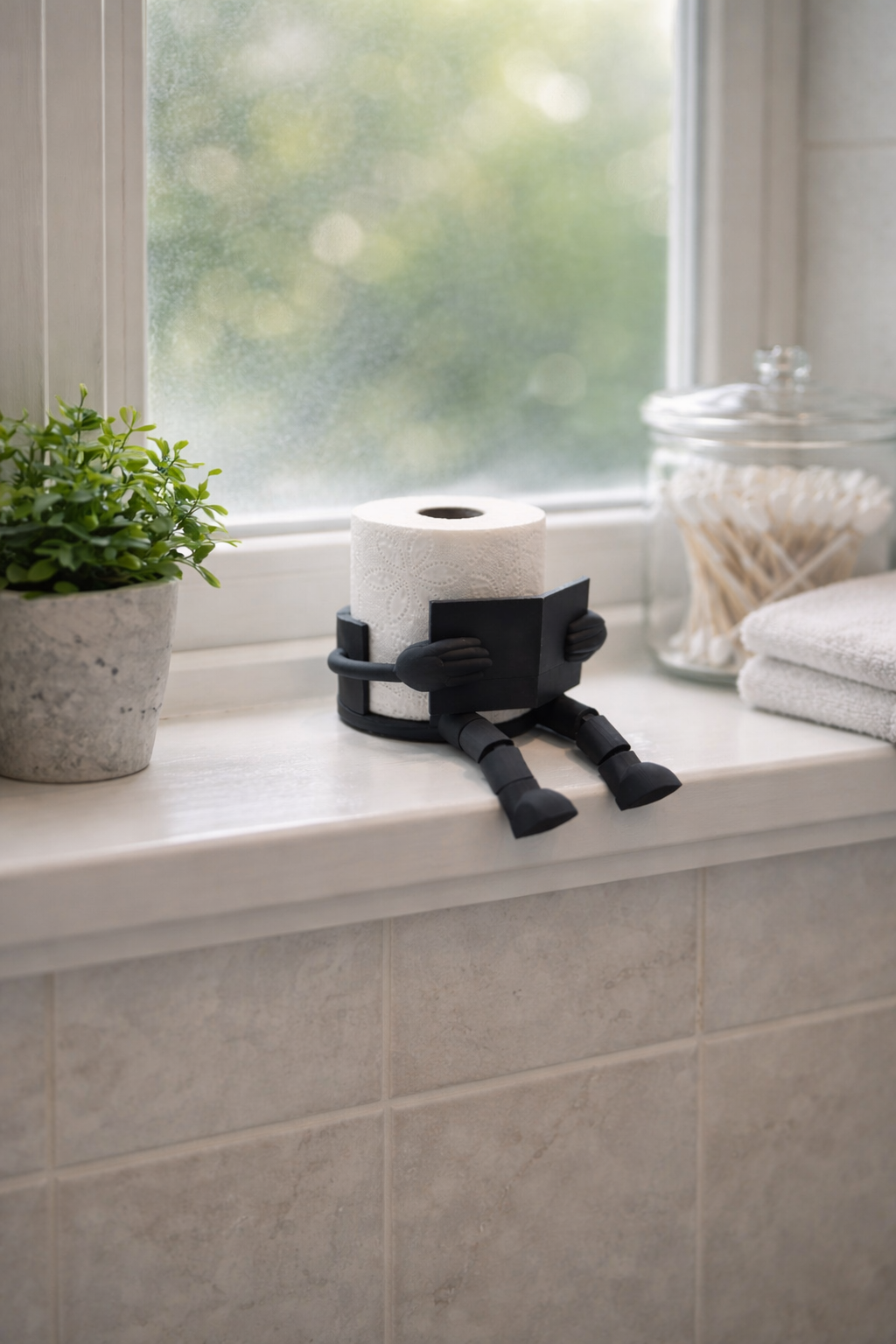 Держатель туалетной бумаги «Читатель»