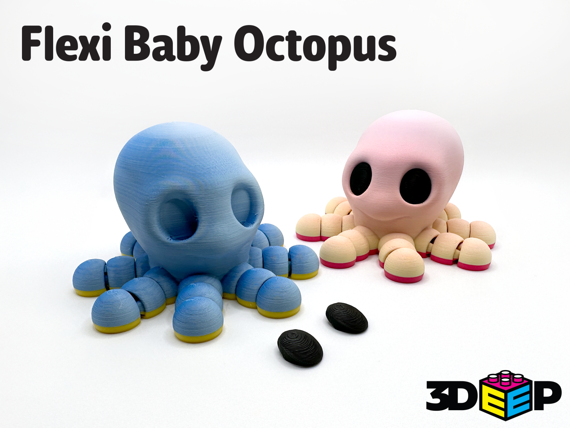 Гибкий маленький осьминог — печать без сборки