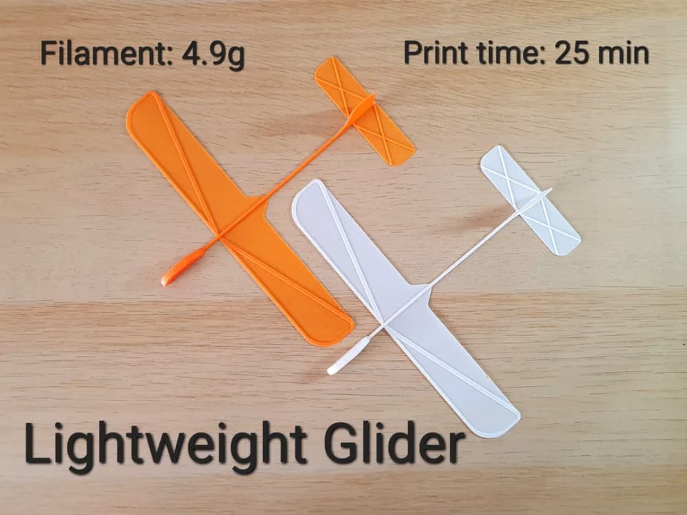 Лёгкий планер — отлично летает!